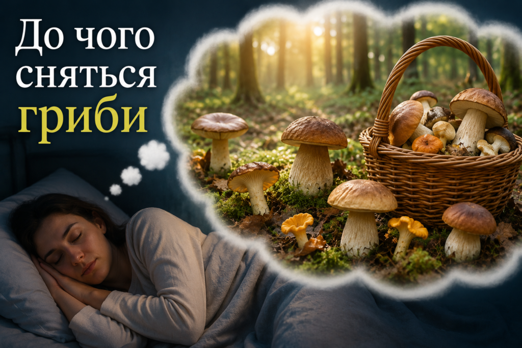 До чого сняться гриби в кошику або багато грибів у лісі: значення та тлумачення сну До чого сняться гриби
