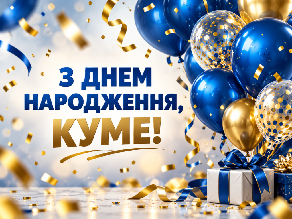 Привітати куму з днем народження